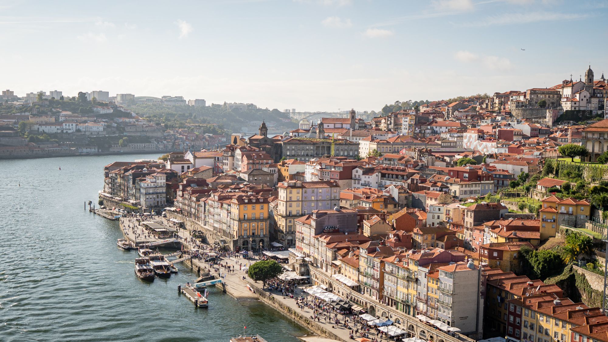 A corner of Lisbon abuts the ocean
