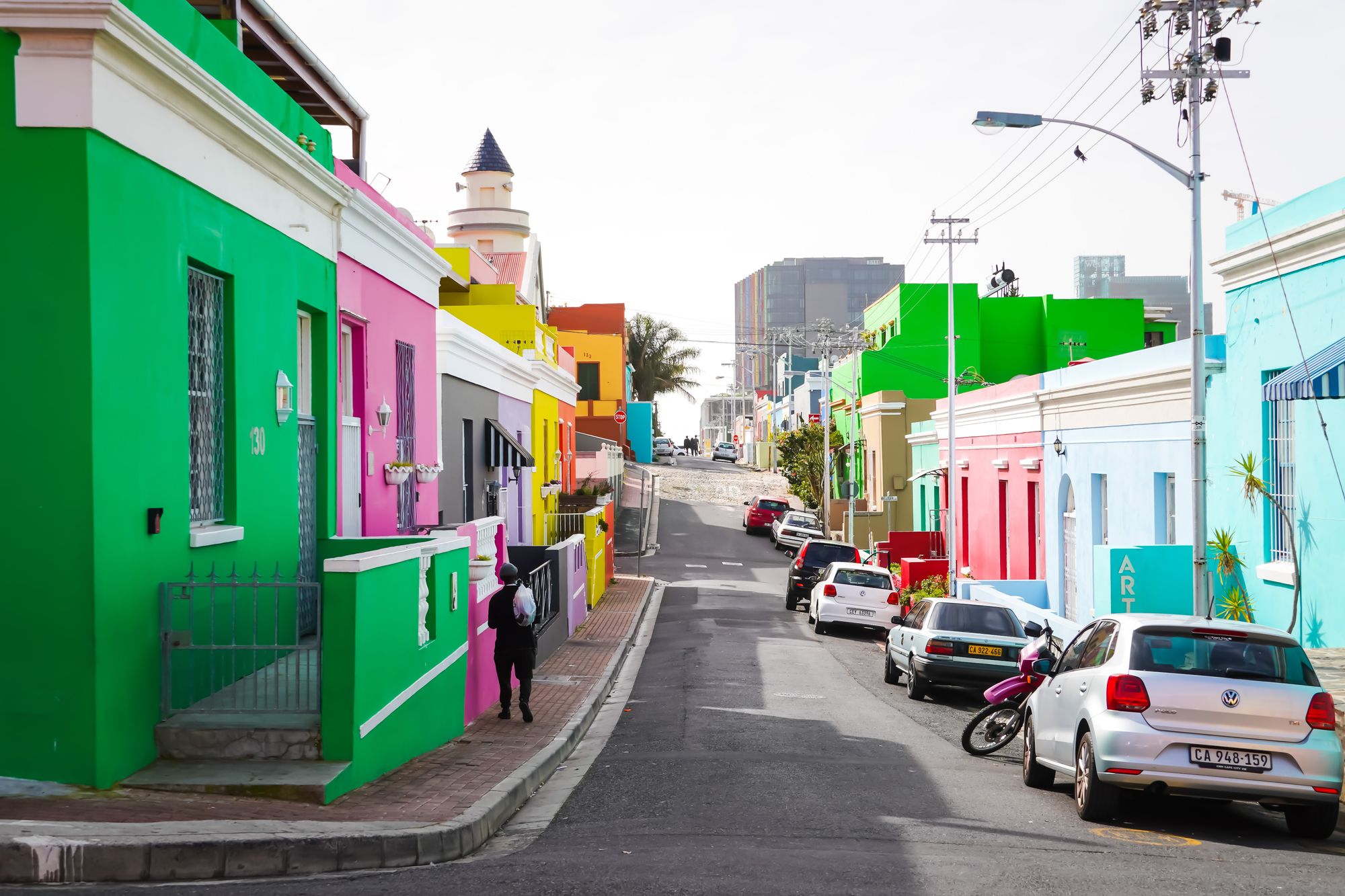 A colorful street corner in South Africa