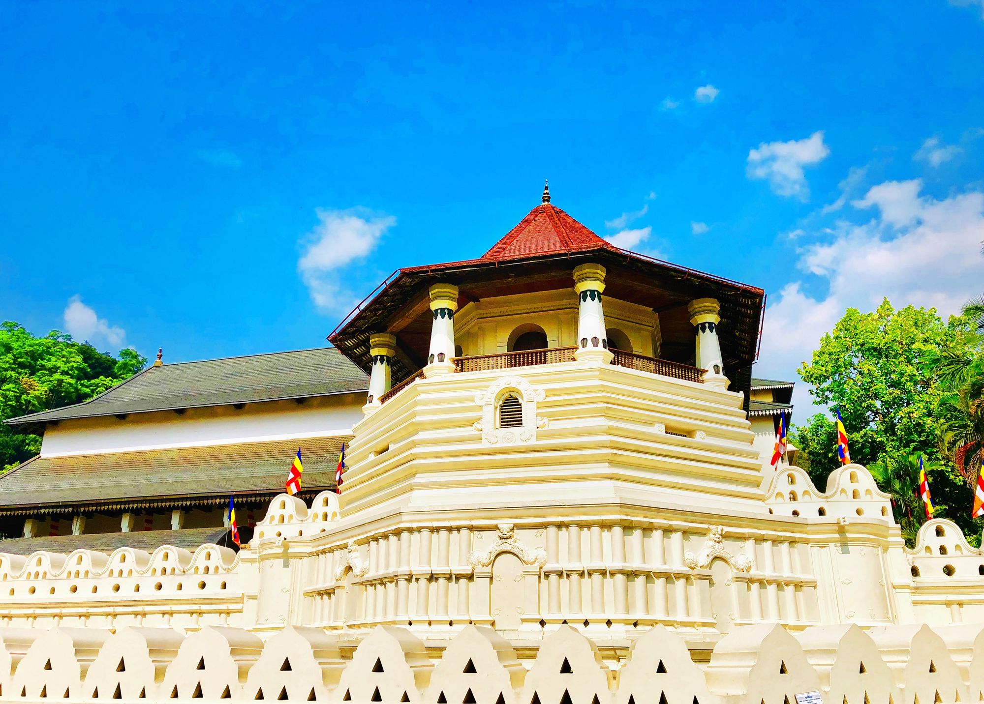 A temple in Sri Lanka