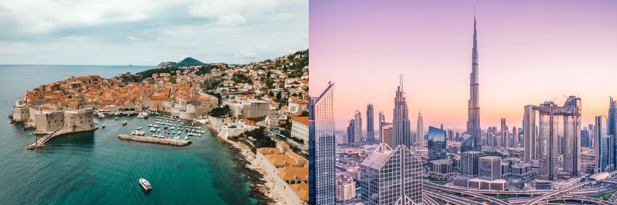 Digital Nomad Visa Comparison: Croatia vs. United Arab Emirates