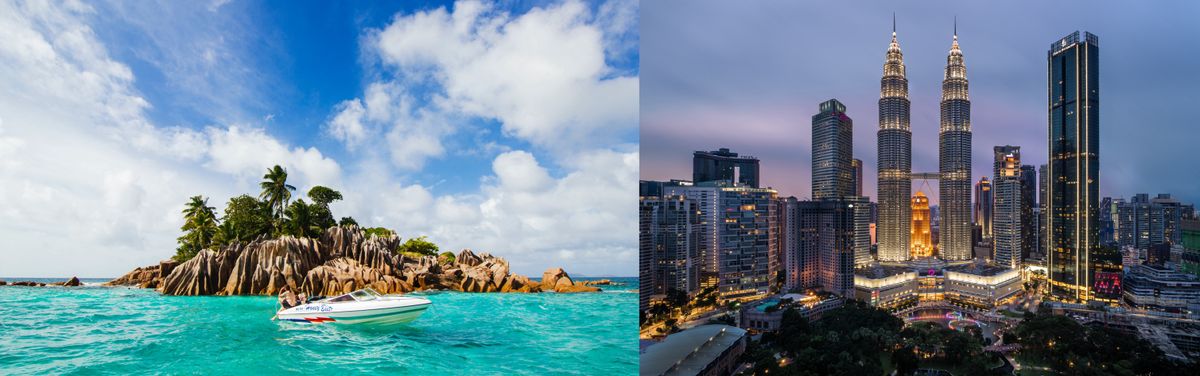 Digital Nomad Visa Comparison: Seychelles vs. Malaysia