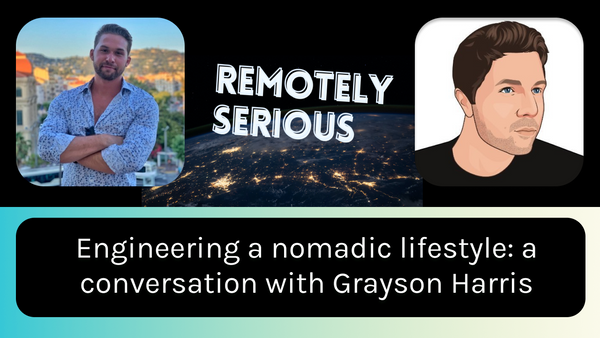 Engineering a nomadic lifestyle: a conversation with Grayson Harris